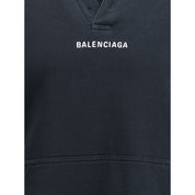 Balenciaga Black Cotton Sweatshirt