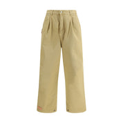 PDF Channel Beige Cotton Casual Pants
