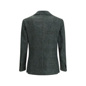 Gi Capri Green Fleece Wool Blazer