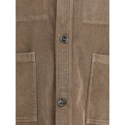 Cruna Brown Cotton Coat