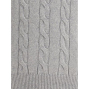 Aragona Cashmere Gray Cashmere Sweatshirt