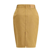 Saint Laurent Beige Denim Skirt
