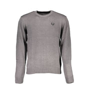 Gianmarco Venturi Gray Cotton Sweater