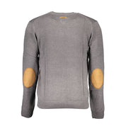 Gianmarco Venturi Gray Cotton Sweater