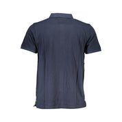 Gianmarco Venturi Blue Cotton Polo Shirt