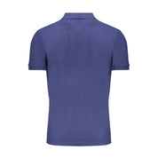 Gianmarco Venturi Blue Cotton Men's Polo Shirt