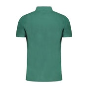 Gianmarco Venturi Green Cotton Polo Shirt