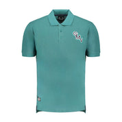 Gianmarco Venturi Verde Cotton Men Polo Shirt