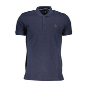 Gianmarco Venturi Blu Cotton Men Polo