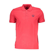 Gianmarco Venturi Red Cotton Men Polo