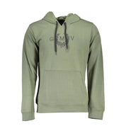Gianmarco Venturi Green Cotton Sweatshirt