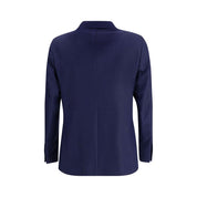 Gi Capri Blue Fleece Wool Coat