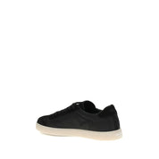 Prada Black Leather Low Top Sneakers