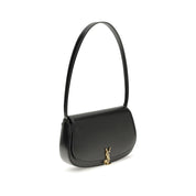 Saint Laurent Black Calf Leather Bos Taurus Shoulder Bag