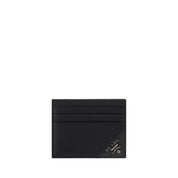 Prada Black Calf Leather Bos Taurus Wallet