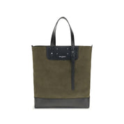 Margiela Green Calf Leather Bos Taurus Shoulder Bag
