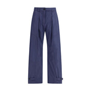 PINKO Blue Polyester Casual Pants