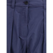 PINKO Blue Polyester Casual Pants