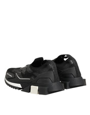 Dolce & Gabbana Black SORRENTO Sport Stretch Sneakers Shoes