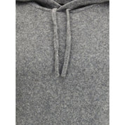 Roberto Collina Gray Cashmere Hoodie