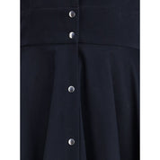 Ella Blue Cotton Casual Dress