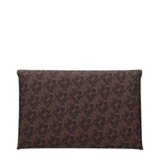 Michael Kors Brown Fabric Clutch Bags