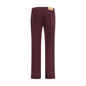 Brunello Cucinelli Purple Cotton Slim Fit Jeans