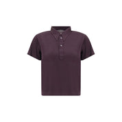 Margiela Purple Viscose Polo Shirt