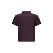 Margiela Purple Viscose Polo Shirt