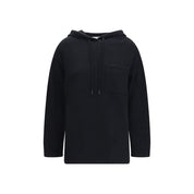 Max Mara Black Wool Hoodie