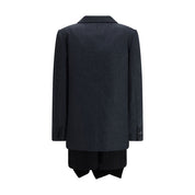 Sacai Gray Wool Coat