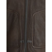 Valstar Brown Calf Leather Bos Taurus Coat