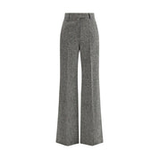 Valentino Gray Wool Casual Pants
