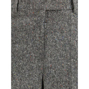 Valentino Gray Wool Casual Pants