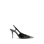 Saint Laurent Black Calf Leather Bos Taurus Pumps