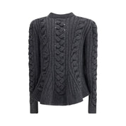 Alexander McQueen Gray Wool Cardigan