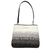 Michael Kors Black Raffia Shoulder Bag