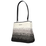 Michael Kors Black Raffia Shoulder Bag