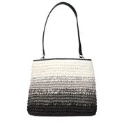 Michael Kors Black Raffia Shoulder Bag