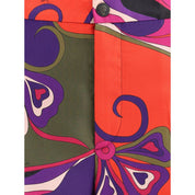Emilio Pucci Multicolor Silk Casual Pants