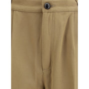 Namacheko Beige Cotton Casual Pants