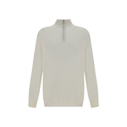 Brunello Cucinelli White Cashmere Cashmere Sweater