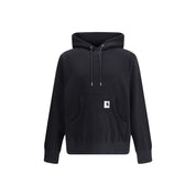 Sacai Black Cotton Sweatshirt