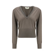 Fendi Brown Cashmere Cashmere Sweater