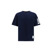 Thom Browne Blue Cotton T-Shirt