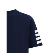Thom Browne Blue Cotton T-Shirt