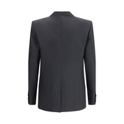Valentino Black Polyester Coat