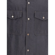 Lemaire Gray Silk Shirt