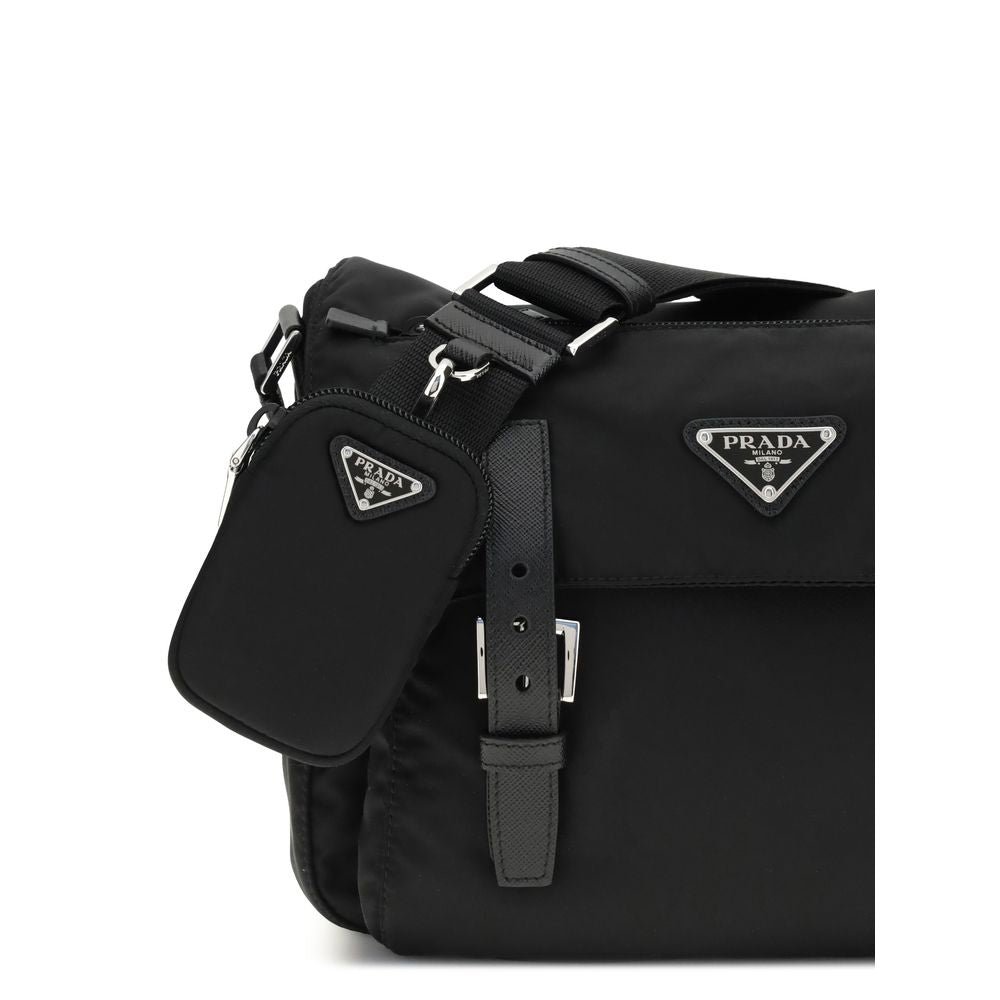 Prada Black Polyamide Shoulder Bag