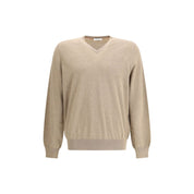 Ferragamo Beige Fleece Wool Sweatshirt